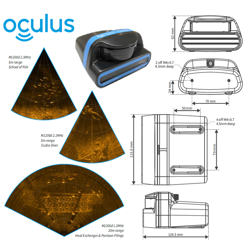 Oculus M系列多波束图像声呐